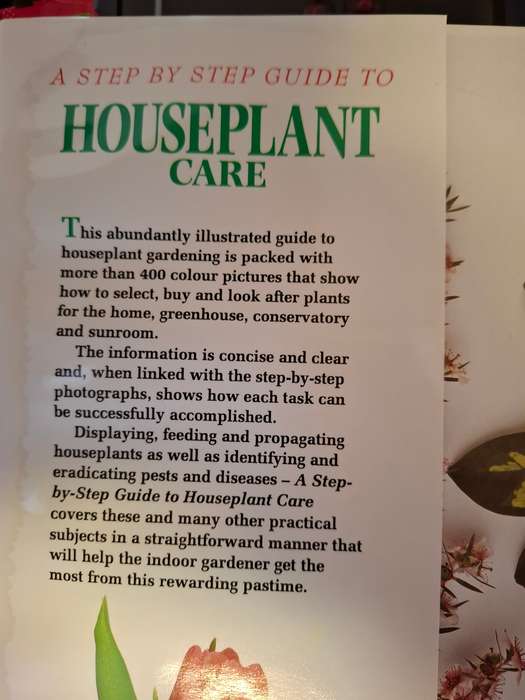 A Step-by-Step Guide to Houseplant Care: David Squire, Neil Sutherland   (Hardcover)