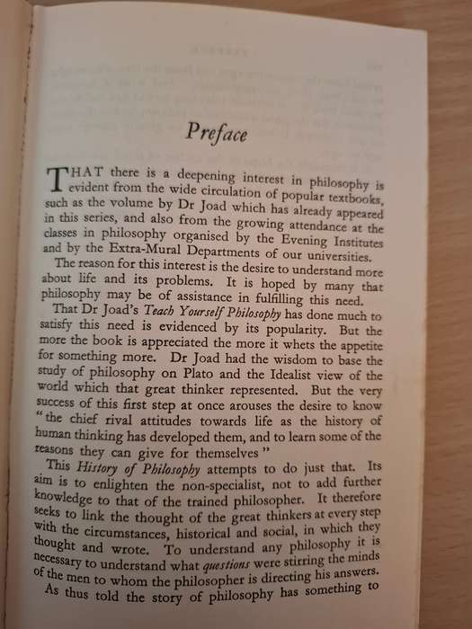 Teach Yourself Books - History of Philosophy : John Lewis  (Hardcover)