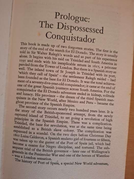 The Loss of El Dorado - A History : V.S. Naipaul  (Hardcover)