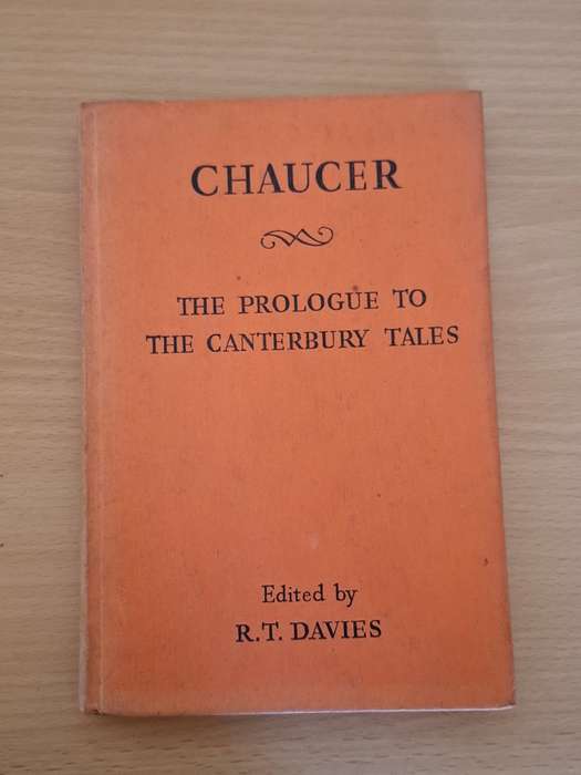 The Prologue to The Canterbury Tales - Chaucer - Edited by R.T. Davies  (Hardcover)