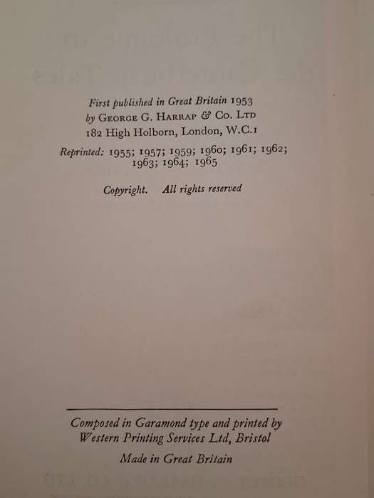 The Prologue to The Canterbury Tales - Chaucer - Edited by R.T. Davies  (Hardcover)