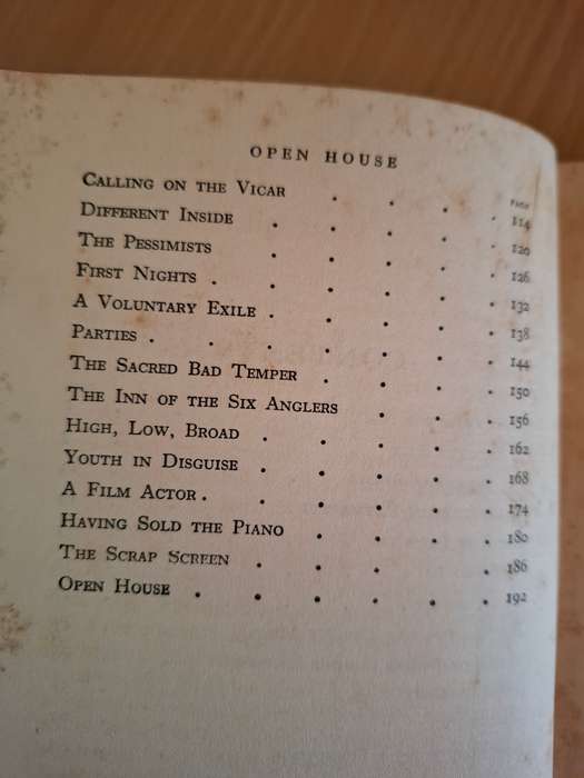 Open House - A Book of Essays by J.B. Priestley  (Hardcover)