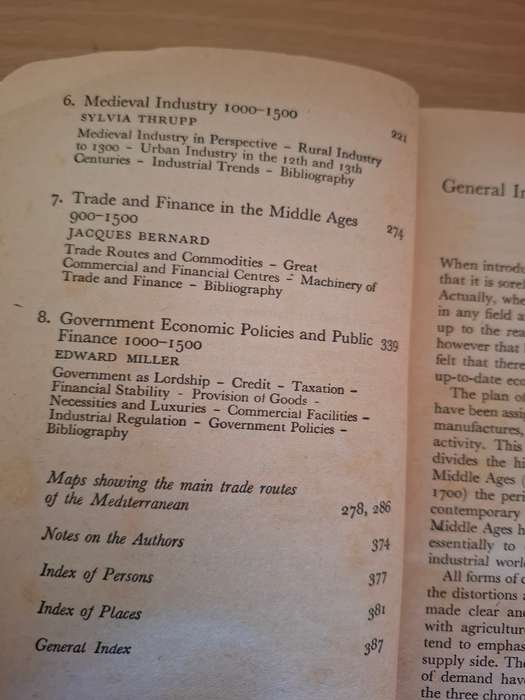 The Fontana Economic History of Europe - The Middle Ages : Editor - Carlo M. Cipolla (Paperback)
