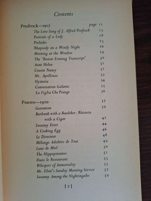 T.S. Eliot Collected Poems 1909-1962  (Paperback)