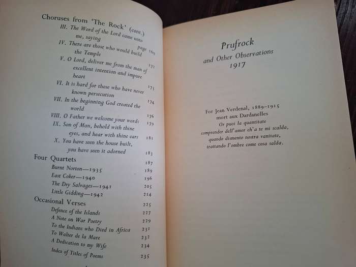 T.S. Eliot Collected Poems 1909-1962  (Paperback)