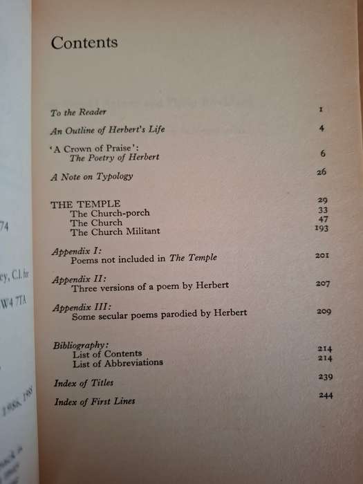 The English Poems of George Herbert Edited by C.A. Patrides  (Paperback)