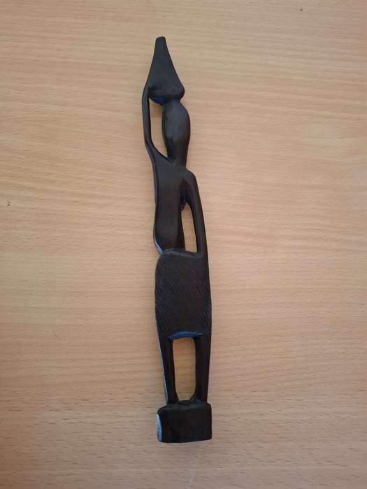 Wooden African Female Figurine - height 23cm width 4cm