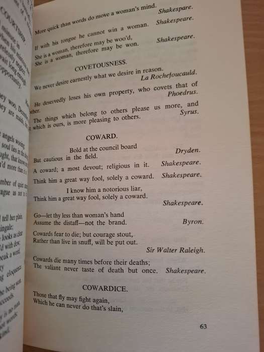 Treasury of Familiar Quotations  (Hardcover)