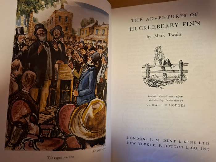 Huckleberry Finn : Mark Twain  (Hardcover)