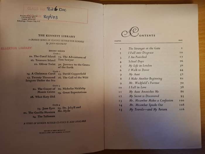 David Copperfield by Charles Dickens  Retold by John Kennett (Hardcover)