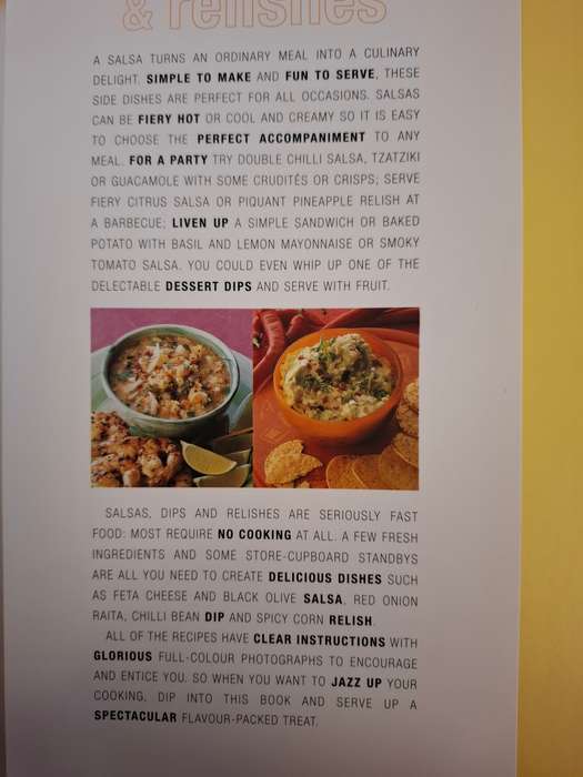 Salsas, dips & relishes : Silvana Franco  (Hardcover)