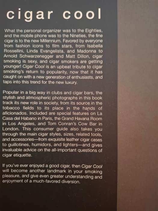 Cigar Cool - Cigars: people, places and pleasures: Jonathen Futrell & Lisa Linder (Hardcover)