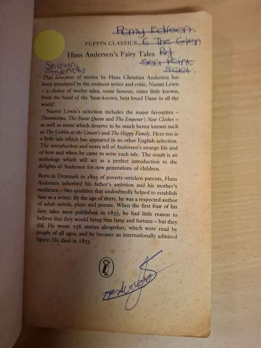 Hans Andersen`s Fairy Tales Retold by Naomi Lewis  (Paperback)