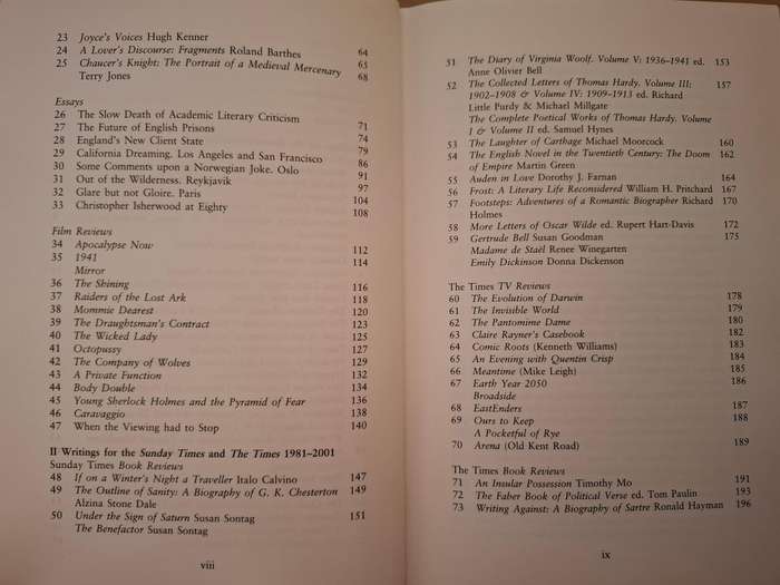 Peter Ackroyd - The Collection - Journalism, Reviews, Essays, Short listed Stories, Lectures
