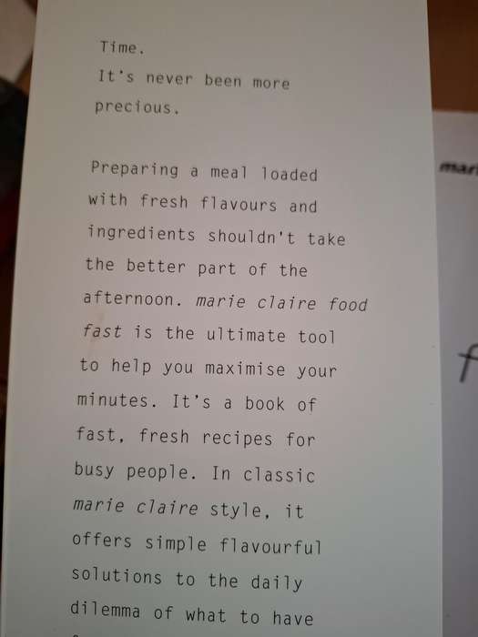 Marie Claire - Food Fast  (Paperback)