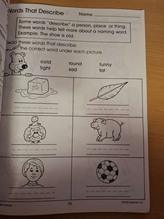 Grammar by Victoria Denny  (Grades 1-2)