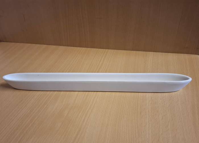 Long White Ceramic Maxwell & Williams Olive Dish - 35cm x 3cm