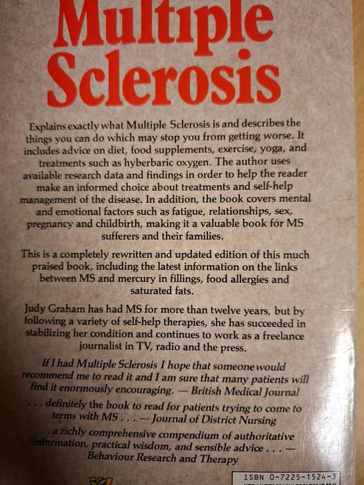 Multiple Sclerosis: A Self-help Guide to its Management : Judy Graham (Paperback)