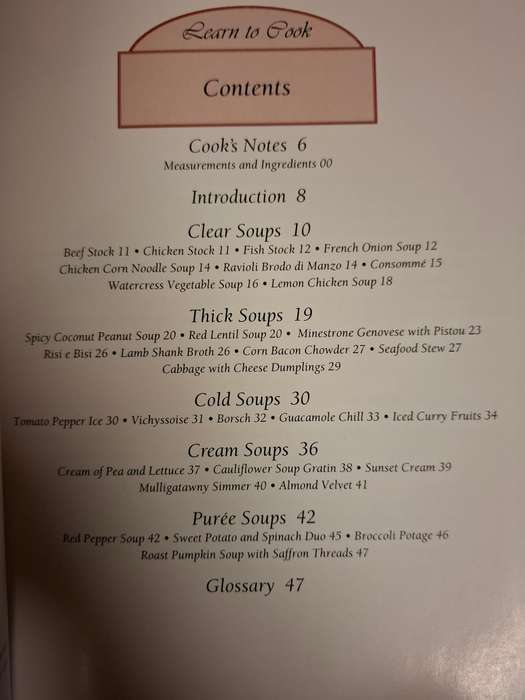 Learn to Cook - Soups : Janet Marsh Lillie (Hardcover)