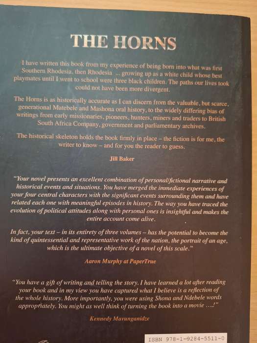 The Horns - The Zambezi Trilogy : Jill Baker  (Paperback)