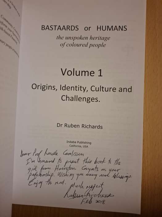 Baastards or Humans - The Unspoken Heritage of Coloured People : Dr Ruben R. Richards (Paperback)