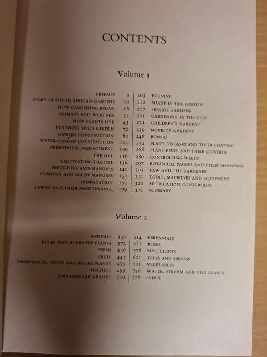 Readers Digest - Complete Guide to Gardening in South Africa (Volume 1 & 2) Hardcover, Third Edition