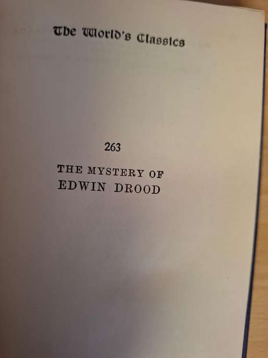 The Mystery of Edwin Drood by Charles Dickens