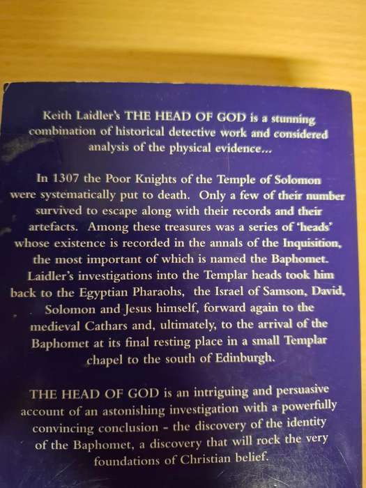 The Head of God - The Lost Treasure of The Templars : Keith Laidler  (Paperback)