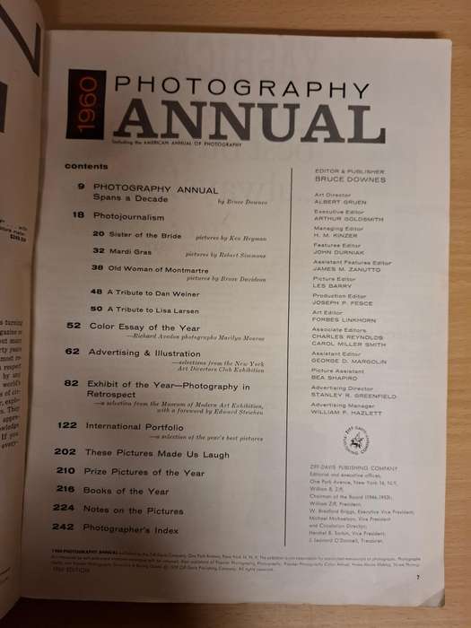 1960 Photography Annual 10th Anniversary Issue : Don Briggs
