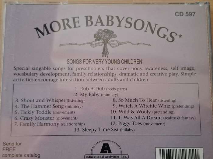 More Babysongs - Hap Palmer - CD