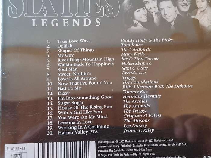 Sixties Legends - CD