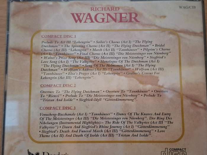 Reader`s Digest - Favourites from the Classics - Richard Wagner - CD (3 discs)