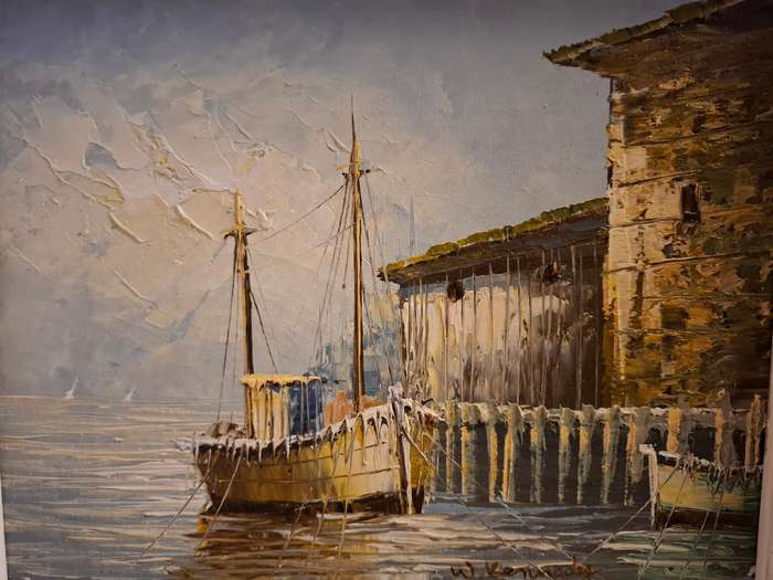 Boats - Harbour Scene -
