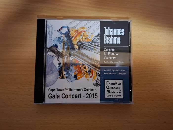 Johannes Brahms : Concerto for Piano & Orchestra  (CD)