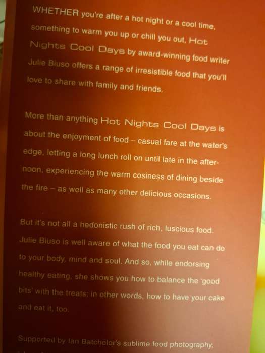 Hot Nights Cool Days : Julie Biuso (Paperback)