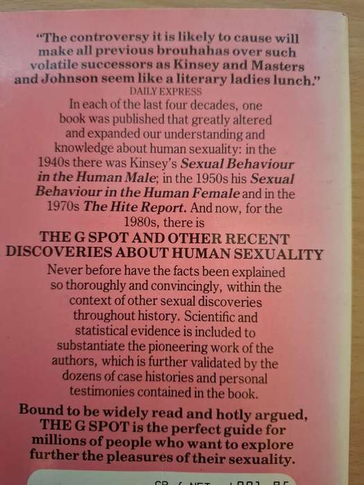 The G Spot : Alice Kahn Ladas, Beverly Whipple & John D. Perry (Paperback)