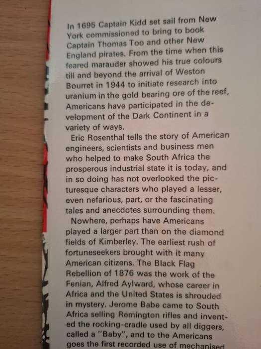 Stars and Stripes in Africa : Eric Rosenthal  (Hardcover)