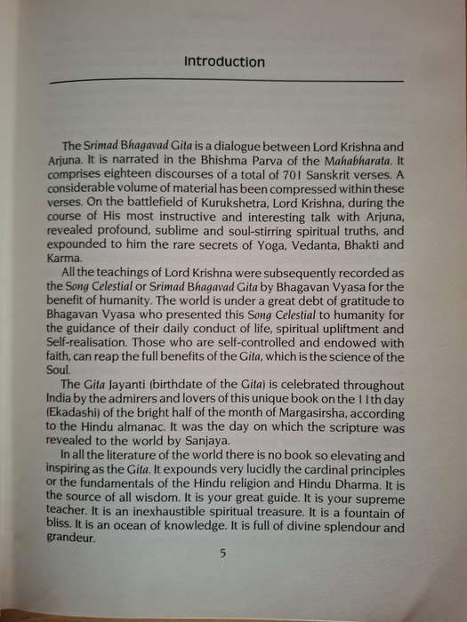 Bhagavad Gita : Swami Sivananda  (Hardcover)