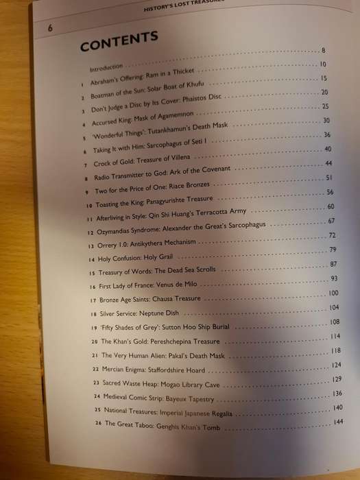 History`s Lost Treasures and the secrets behind them : Eric Chaline  (Paperback)