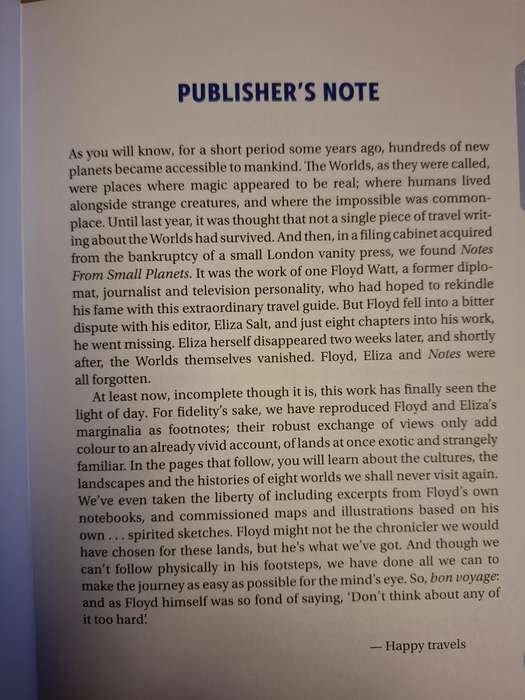 Notes From Small Planets : Nate Crowley  (Hardcover)
