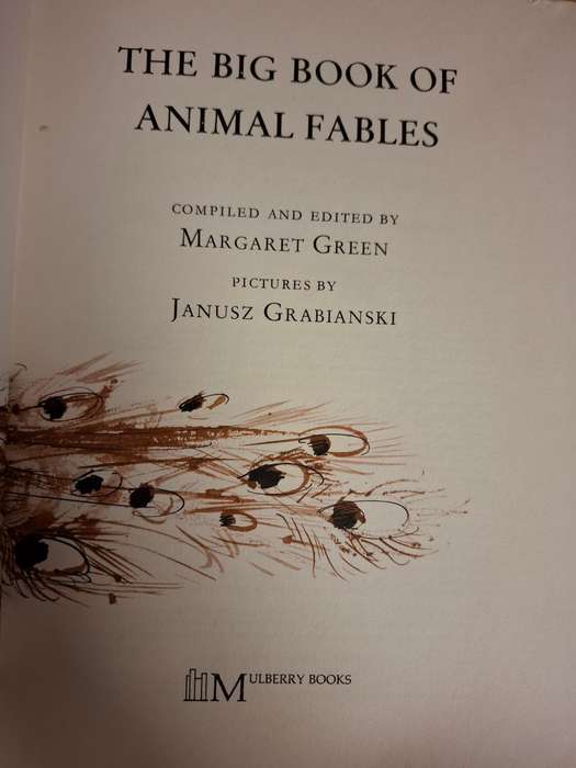 The Big Book of Animal Fables Compiled and Edited by Margaret Green  (Hardcover)