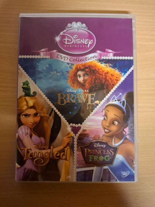 Brave/Tangled/Princess Frog - Dvd   (3 discs)
