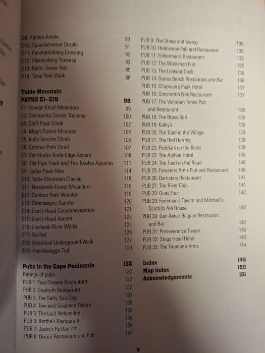 Paths to Pubs - A Guide to Hikes and Pints in the Cape Peninsula : Tony Burton  (Paperback)