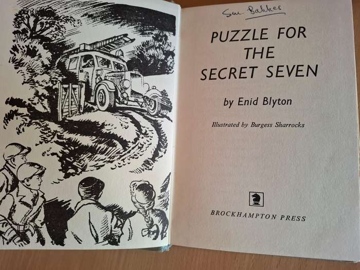 Puzzle for The Secret Seven by Enid Blyton  (Hardcover)