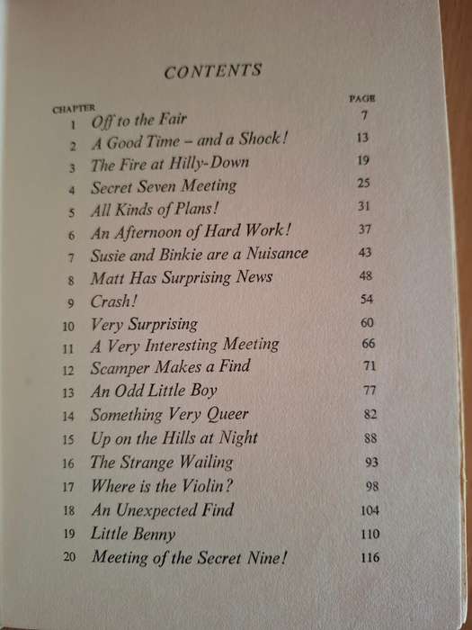 Puzzle for The Secret Seven by Enid Blyton  (Hardcover)