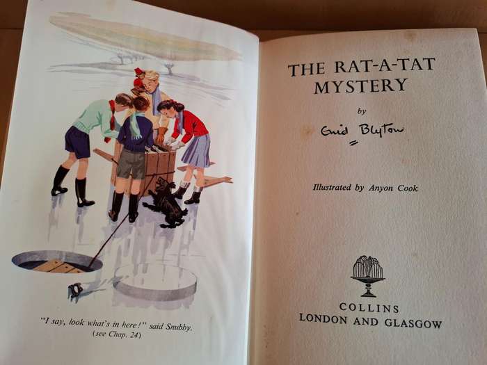The Rat-A-Tat Mystery by Enid Blyton  (Hardcover)