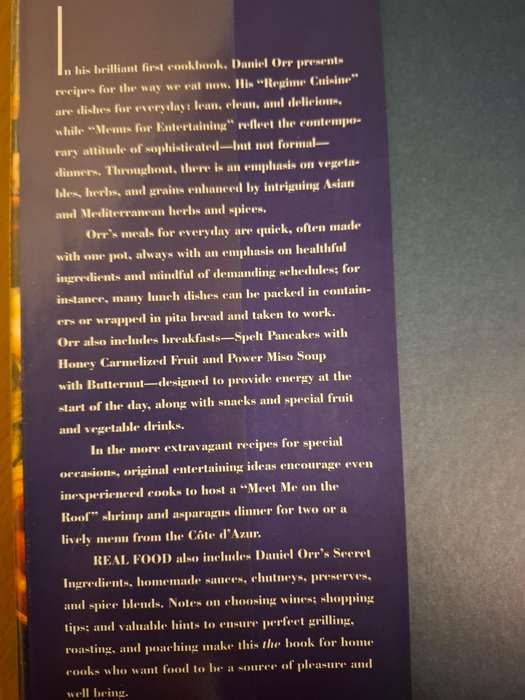 Real Food - Smart & Simple Meals and Menus for Entertaining : Daniel Orr (Hardcover)