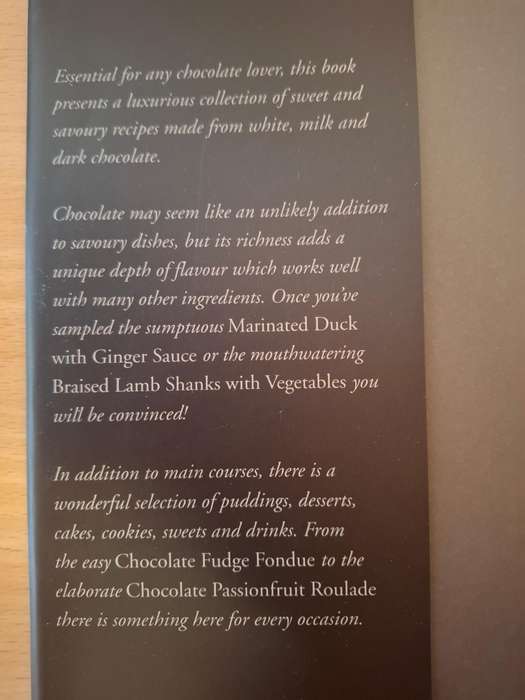 Hamlyn - Chocolate -Sweet & Savoury Recipes  (Hardcover)