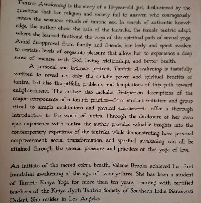 Tantric Awakening : Valerie Brooks  (Paperback)
