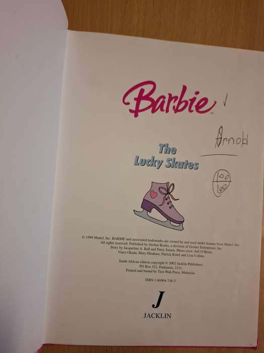 Barbie - The Lucky Skates (Hardcover)